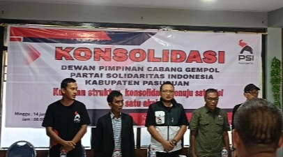 konsolidasi PSI Gempol Kabupaten Pasuruan